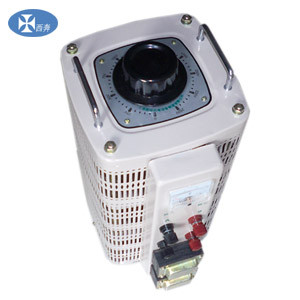 ตัวควบคุมแรงดันไฟฟ้าเฟสเดียว TDGC2J-15KVA 0-250V หม้อแปลงแบบปรับได้ Contact Voltage Regulator 15KW ท