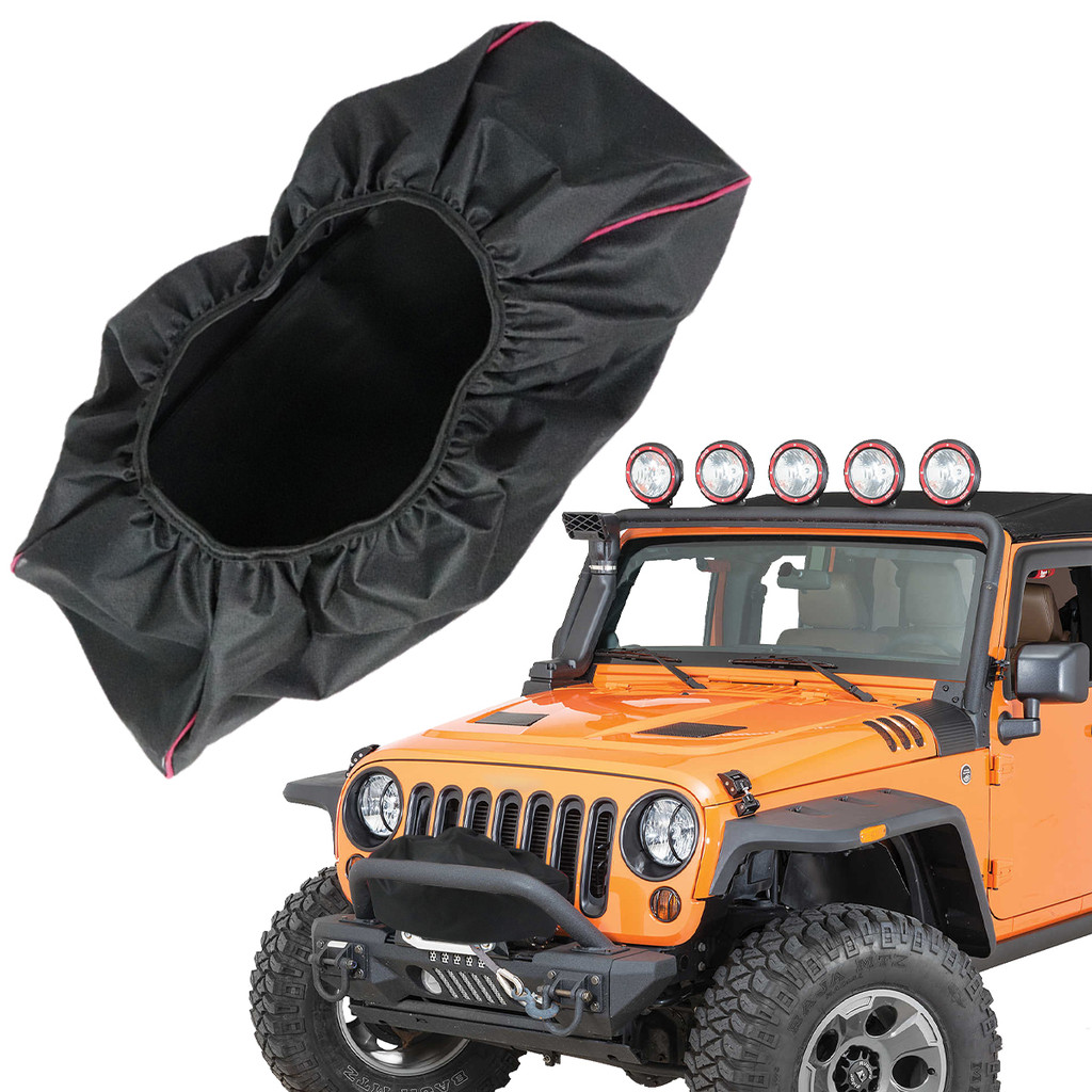 ZaylilyWaterproof Universal Winch Cover ผ้า Oxford กันฝุ่น Winch Protection Cover เหมาะสําหรับ Winch