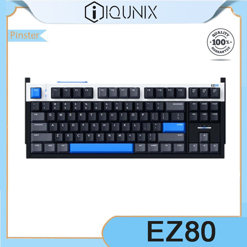IQUNIX EZ80 อลูมิเนียมอัลลอยด์ RT0.01 หน่วงเวลาไร้รอยต่อ esports เกมคีย์บอร์ดแกนแม่เหล็ก