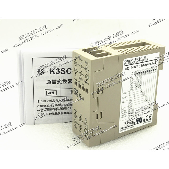 K3SC-10 AC100-240V/24VDC/AC ตัวแปลงการสื่อสาร Omron พร้อมสต็อกของแท้ใหม่เอี่ยม
