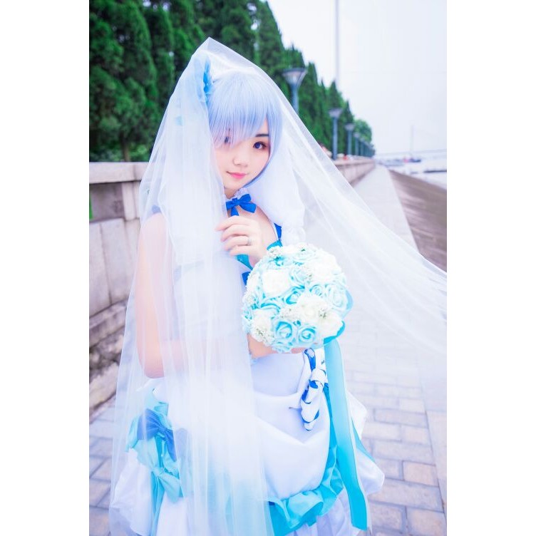 ชุดคอสเพลย์ Rem Ram สไตล์ชุดแต่งงาน