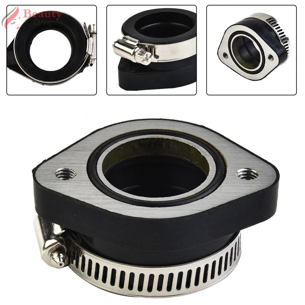 28 มม.เปิดยาง Manifold Intake Flange Adapter สําหรับ Mikuni VM24 26 คาร์บูเรเตอร์