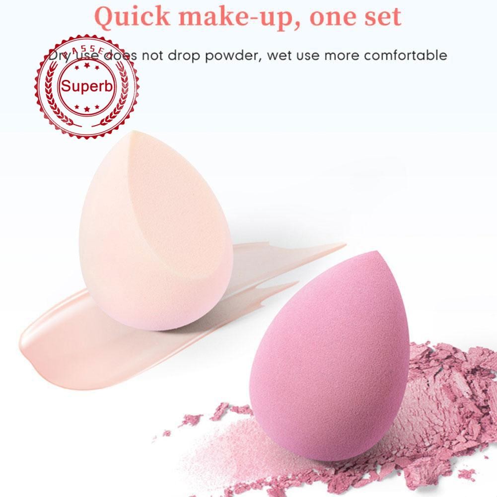 DORAME Make Up Sponges For Face Beauty Blender With Color Case Foundation Powder Blush Blender J3p7