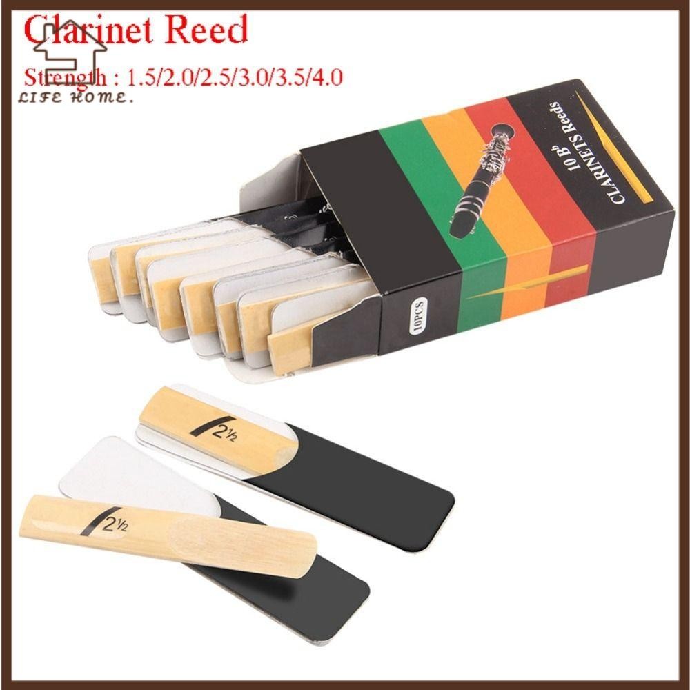 YELGIRL นกหวีดแซ็กโซโฟน, Bb Reed Clarinet Reed, Strength Alto 1.5/2.0/2.5/3.0/3.5/4.0 Bb Tone Clarin