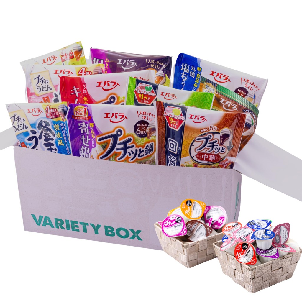 Ebara Petit Seasoning Series Variety Box 10 Types (Hot Pot, Udon, Chinese, Steak Assortment)