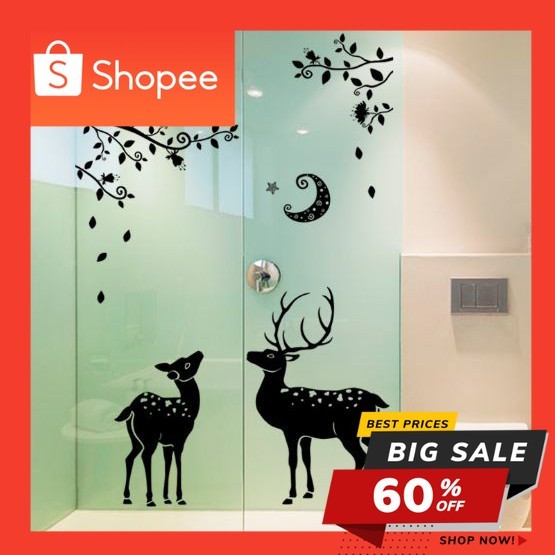 Black Deer SK9081 (90x60) - สติ๊กเกอร์ติดผนัง