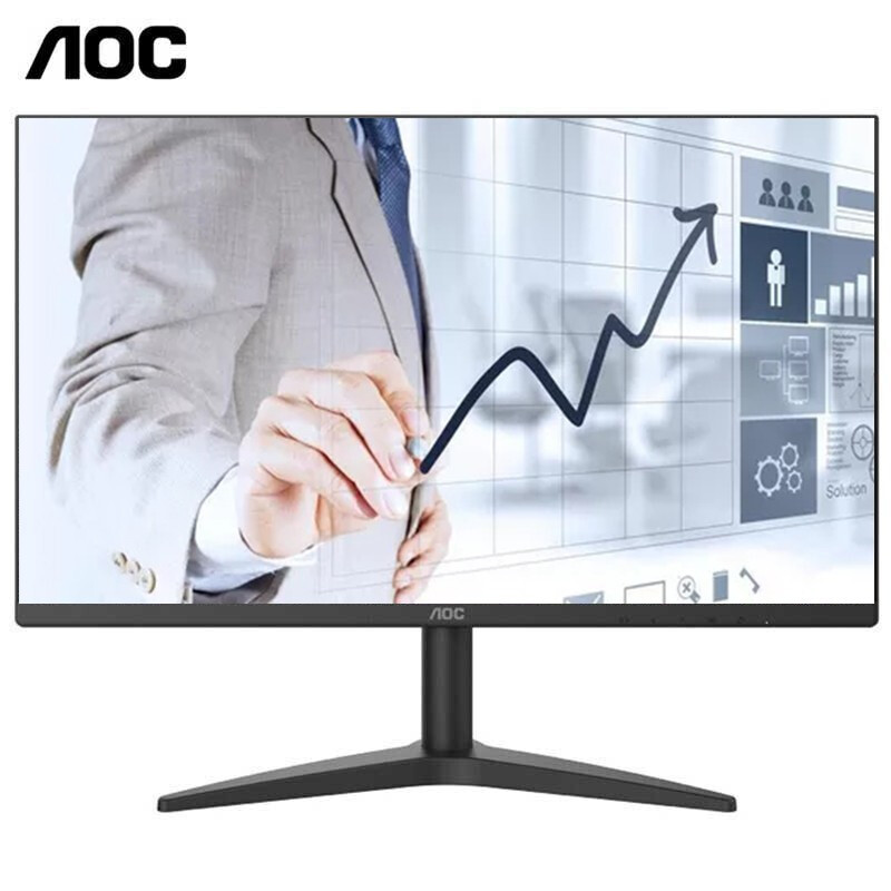 AOC 23.8 นิ้ว 24B1XHM จอแสดงผล ips มุมมองกว้าง HD กรอบแคบคอมพิวเตอร์เดสก์ท็อปหน้าจอ LCD