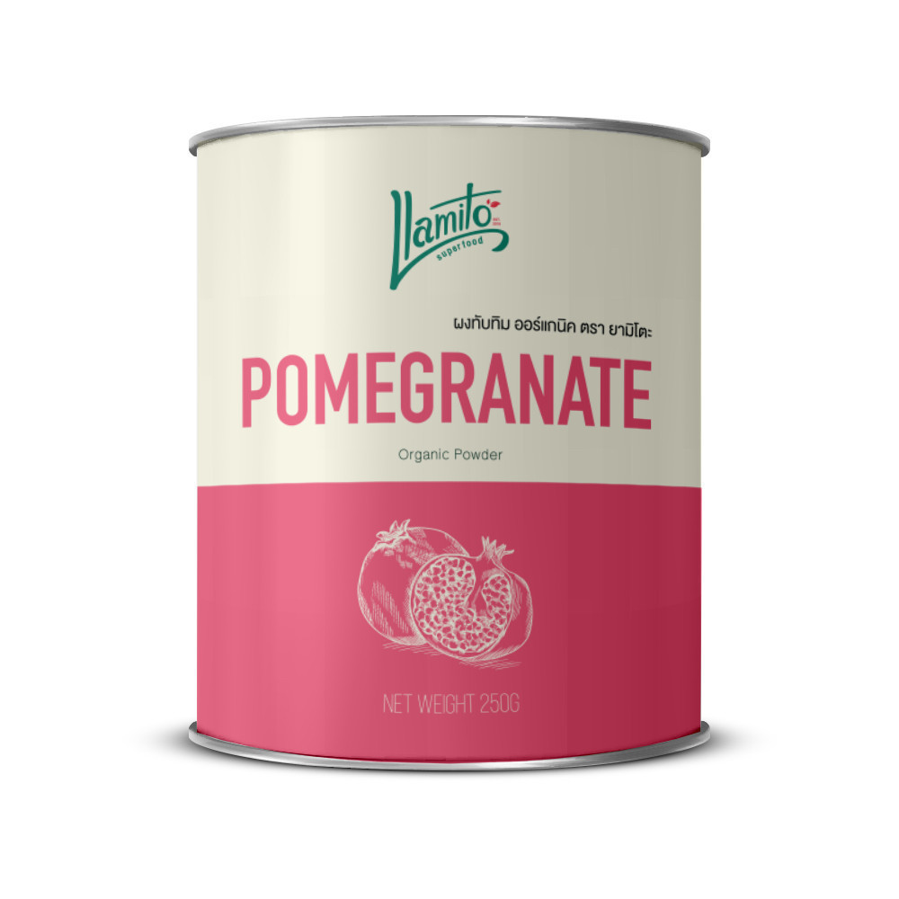 Llamito Organic Pomegranate Powder (250กรัม) ทับทิม