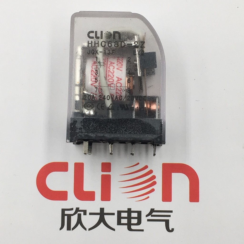 Xinda CLION กีฬารถประเภทปิดผนึกแผงวงจรรีเลย์ HHC68D-2Z JQX-13F LY2AC220V