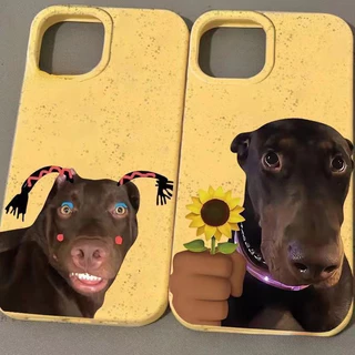 เคสโทรศัพท์มือถือ For iPhone 11 14 15 12 13 Pro Max X XS XR 6 7 8 14 Plus รูปแบบสุนัขตลก วัสดุ TPUSoft shell Funny Case