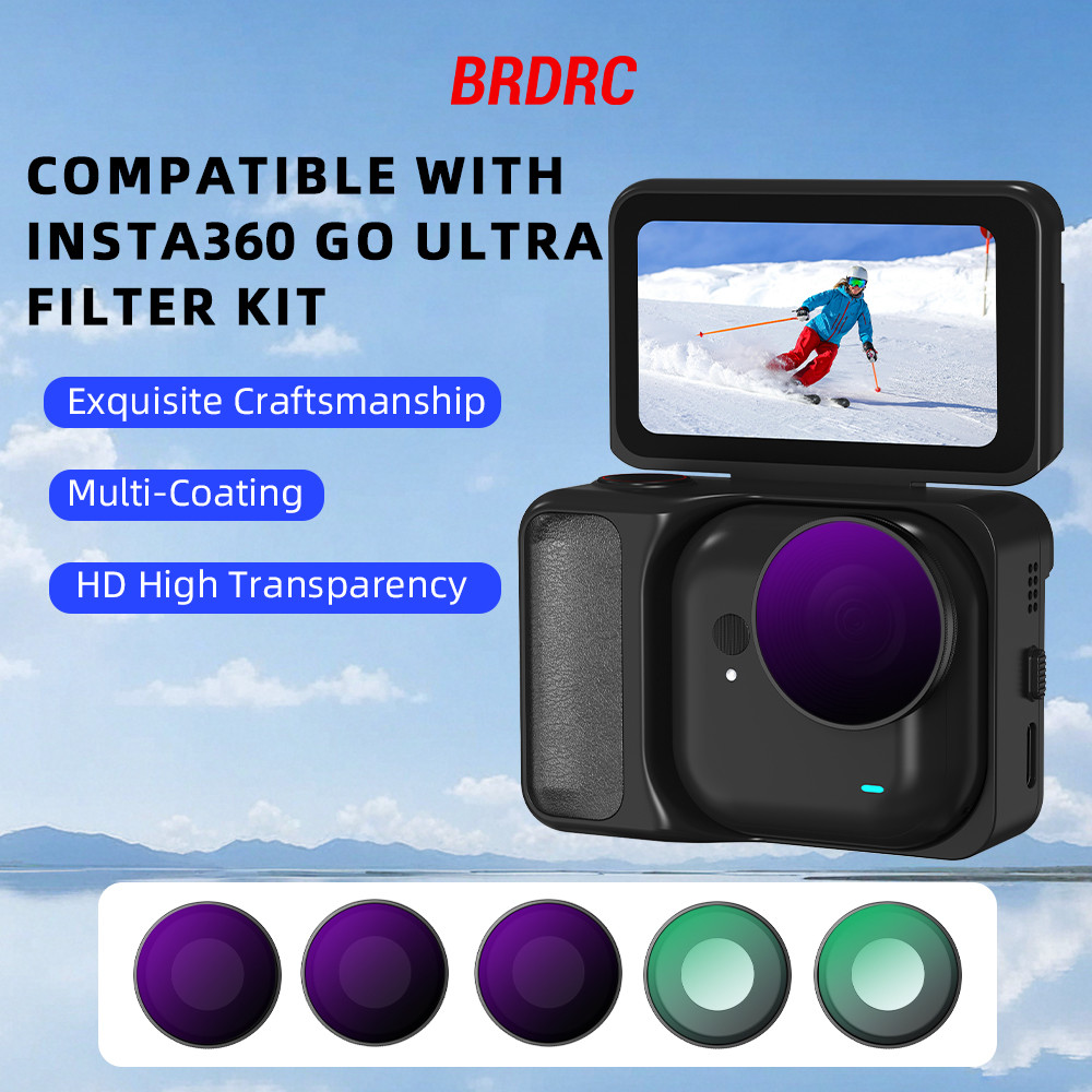 สําหรับ Insta360 Go Ultra ตัวกรอง UV กระจกป้องกัน CPL Polarizers Dimmers อุปกรณ์เสริมสําหรับกล้องเคลื่อนไหว