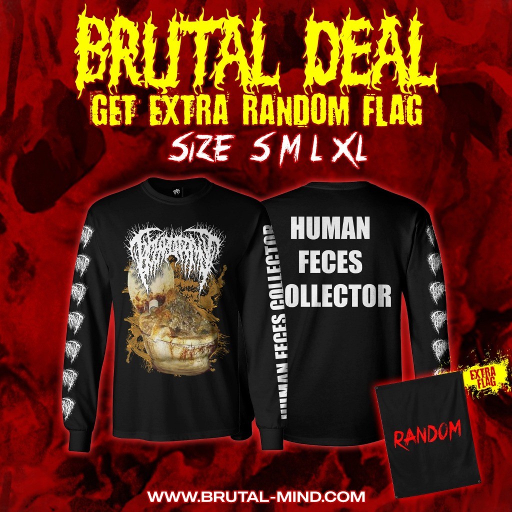 BRUTAL DEAL - LS - HYMENOTOMY - Human Feces Collector + ธงสุ่ม