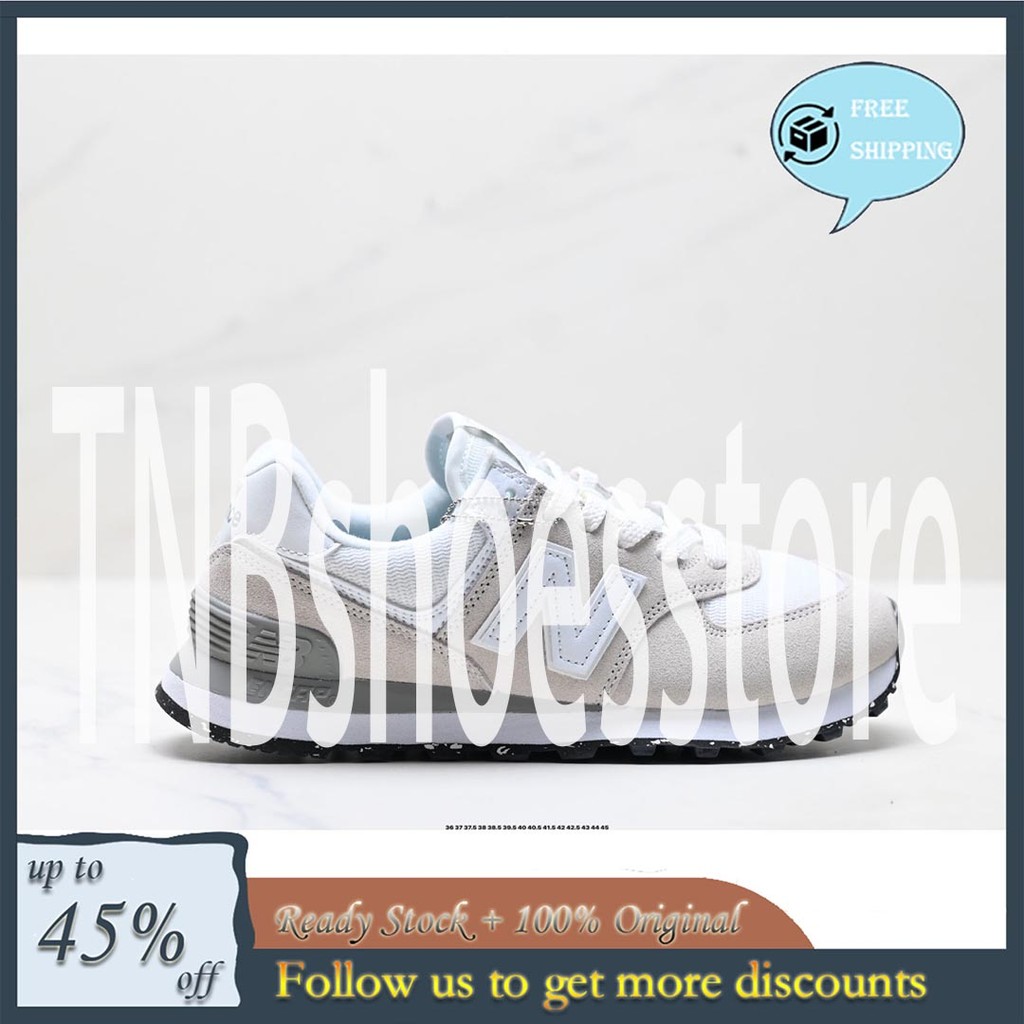 NB 574 ML574EVG36 รองเท้าวิ่งรองเท้ากีฬา Unisex Textured Spring