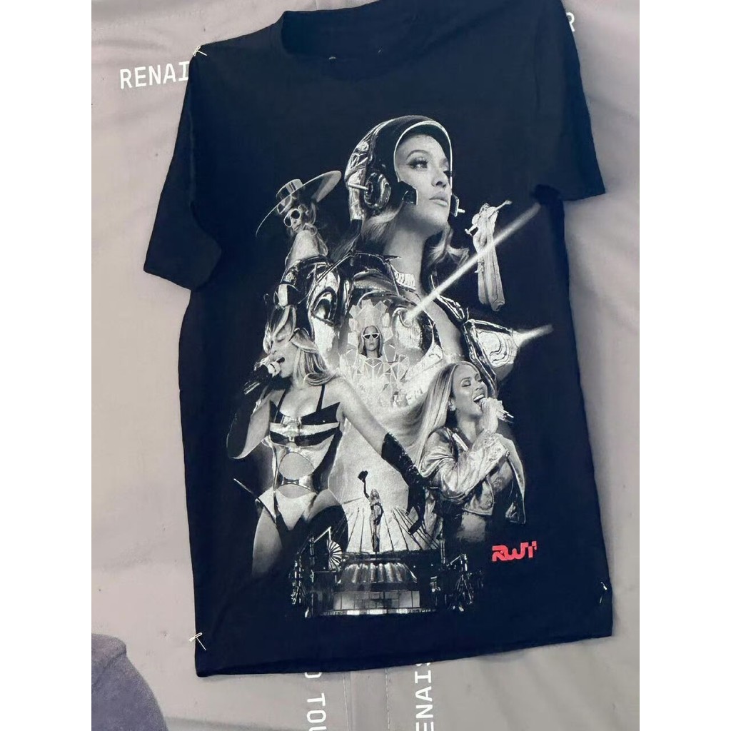 เสื้อยืดแขนสั้นเป็นทางการทัวร์คอนเสิร์ต Beyonce Renaissance 2023