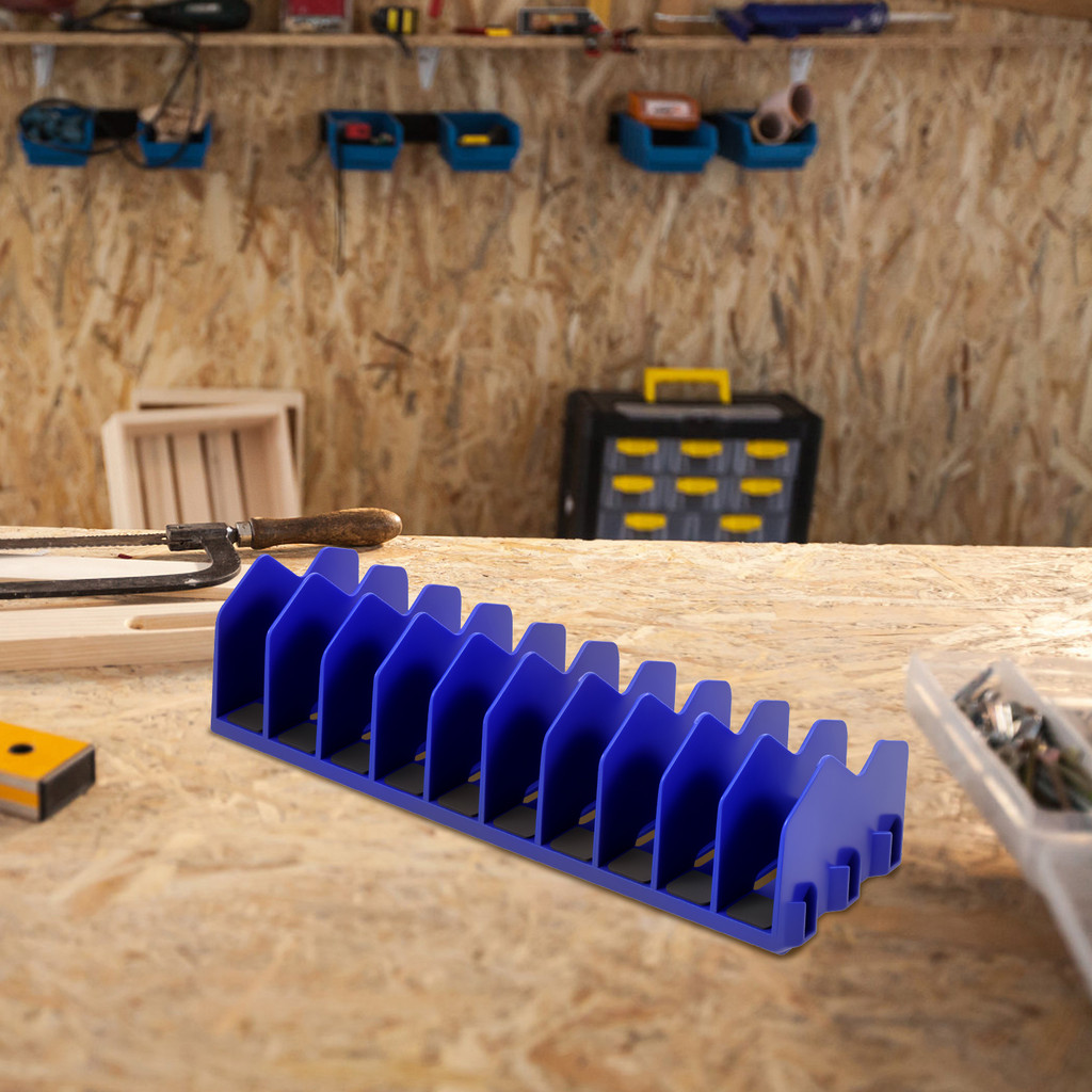 4 ชิ้น Plier เครื่องตัด 10 ช่องพลาสติก Plier Organizer Rack เครื่องมือจัดเก็บ SHOPSBC5125