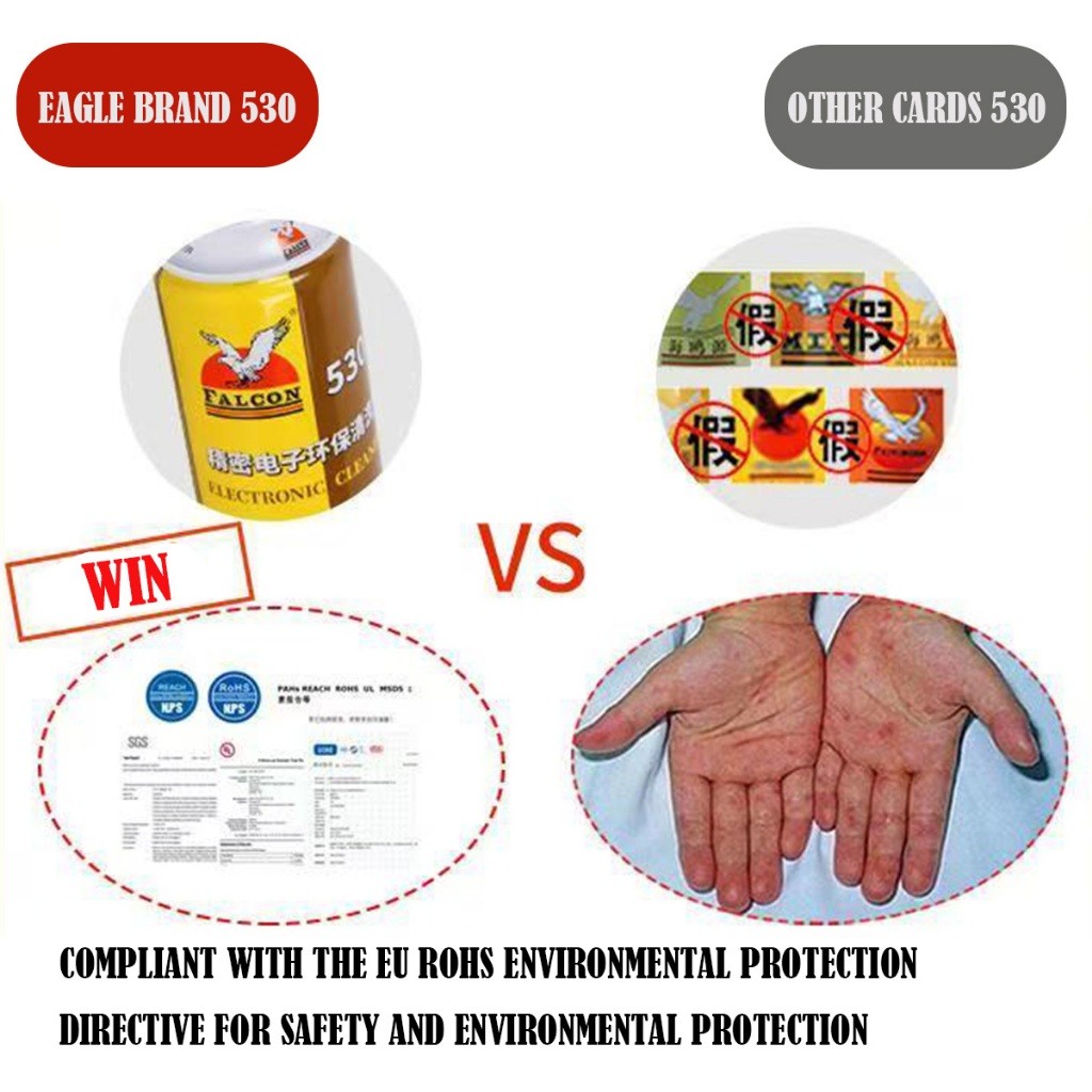 550ML สเปรย์ทำความสะอาดอิเล็กทรอนิกส์ Electronic Cleaner น้ำยาล้างแผงวงจร มือถือ เซ็นเซอร์ อเนกประสงค์ - รูปที่ 4