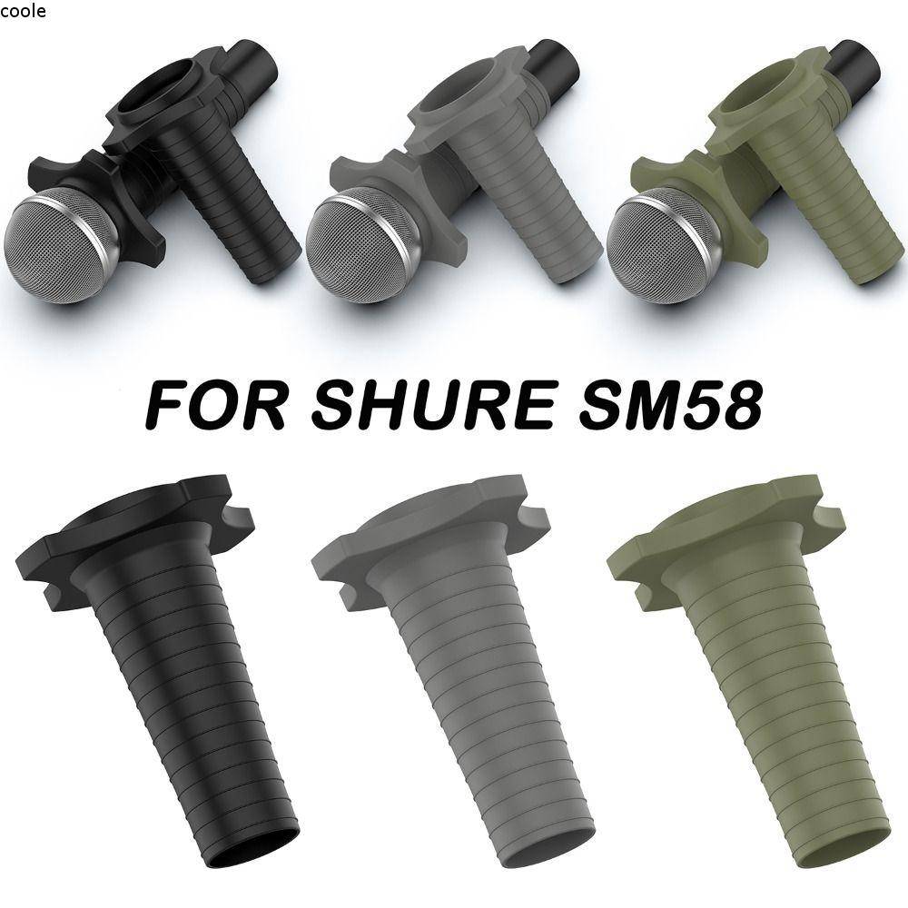 COOLE ไมโครโฟนป้องกัน, Anti-Rolling Mic Sleeve Cover, ซิลิโคนเปลี่ยนกันกระแทก MIC Protector สําหรับ 