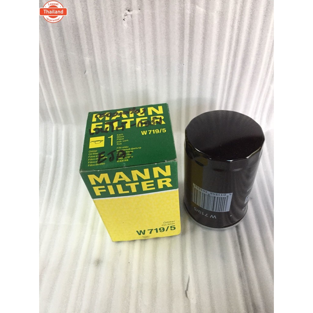 ไส้กรองน้ำมันเครื่อง Mann Filter Germany W719/5 รถ VW vento-Golf สนใจรุ่นอื่น สอถามเพิ่มเติมในข้อควา