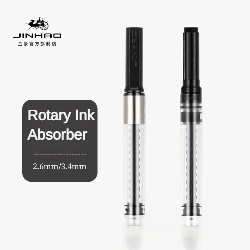 1/3/5 ชิ้น Jinhao Ink Converters สําหรับ Fountain ปากกาสกรูประเภท 2.6/3.4 มิลลิเมตร Calibre Ink Absorption สําหรับ Jinhao Series