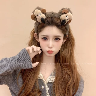 ตุ๊กตาหางกระต่ายสำหรับผม สไตล์การ์ตูนสีสันสดใส เหมาะสำหรับตกแต่งทรงผมหลากหลายโอกาส