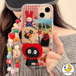 🎈GOOD🎈หนูน้อยหมวกแดงคิตตี้ เคสไอโฟน13 สำหรับ IPhone 11 15 14 13 12 16 Pro Max 7 Plus 8Plus XS X XR Max 7 8 Plus