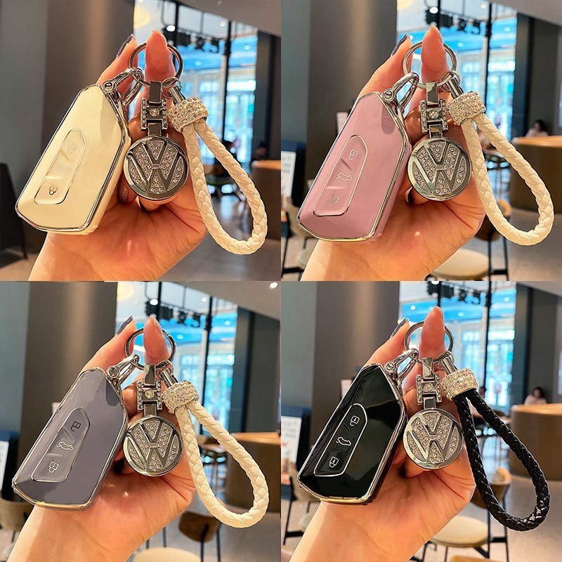 รถ Volkswagen Key Cover Toon X Golf 8 Dedicated id3 ใหม่ id6x Eighth Generation crozz Shell Buckle B