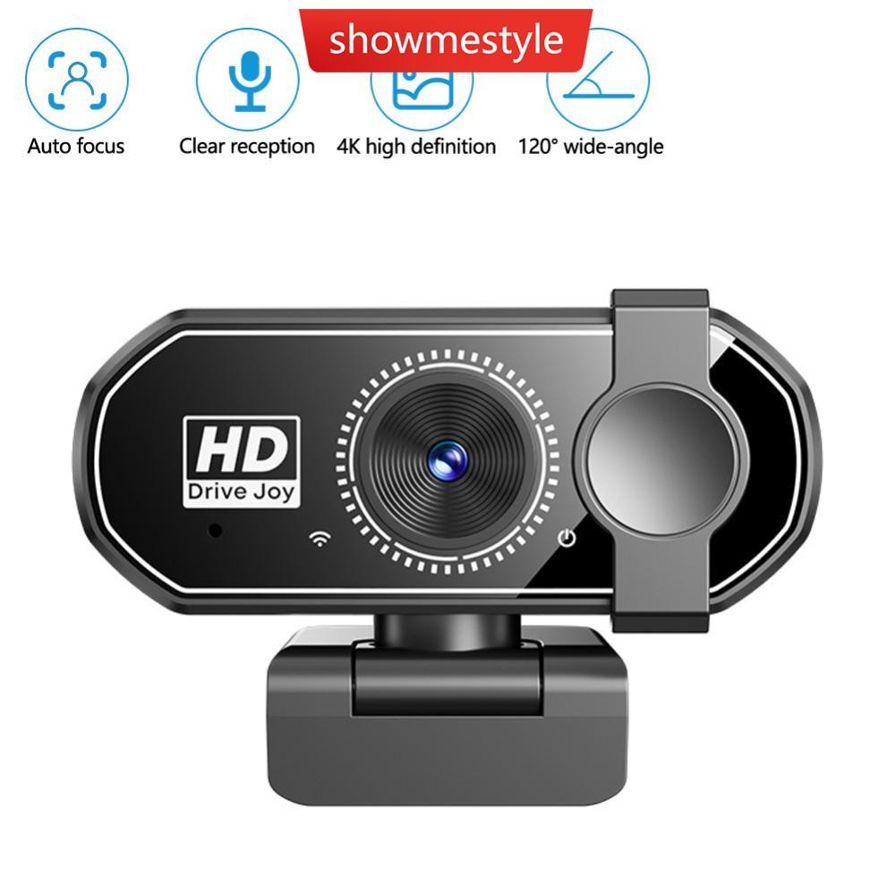 SES ปลั๊ก USB & Play 1080P/2K/4K HD Webcam สําหรับแล็ปท็อปและเดสก์ท็อปกล้องสตรีมมิ่งโฟกัสอัตโนมัติสํ