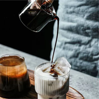 SUGA แก้วตวงกาแฟ ที่ตวงช็อตเอสเพรสโซ่ ถ้วยช็อตกาแฟ 75ml สเกลเลขชัดเจน ด้ามไม้ ทนความร้อน COD SUR413
