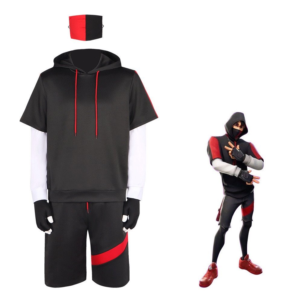 ฮู้ดี้คอสเพลย์ Fortnite Ikonik Cos สำหรับฮาโลวีนและโอกาสพิเศษ