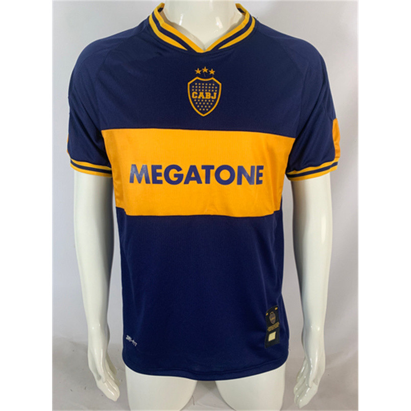 Retro version 2006 07 Boca Jersey home เสื้อฟุตบอลกีฬาผู้ชาย S-XXL