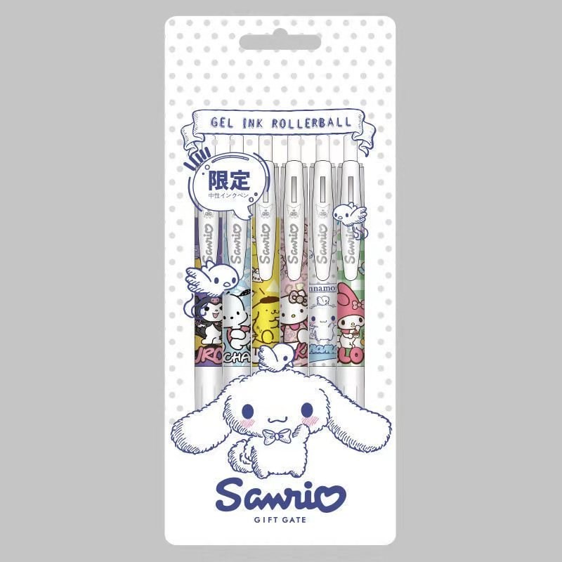 ปากกาสี ปากกาเจลสี ปากกาเจล 0.5 ปากกาเจล ZEBRA ZEBRA Official Flagship Store Limited Sanrio Kuromi G