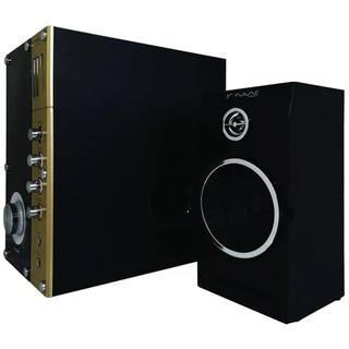 NANO ลำโพงคอม เชื่อมต่อบลูทูธ เสียบไมค์ร้องเพลงได้ SPEAKER 2.1CH รุ่น WS-414