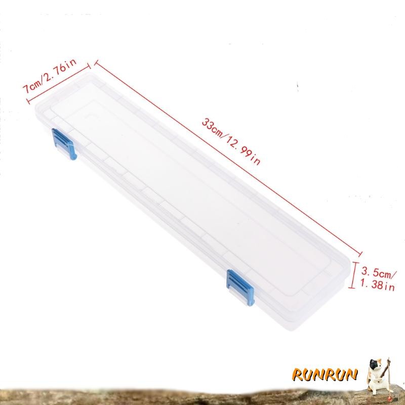 RUNN Paint Brush Storage Box Watercolor Brush Container Paint Brush Case Paint Brush Box