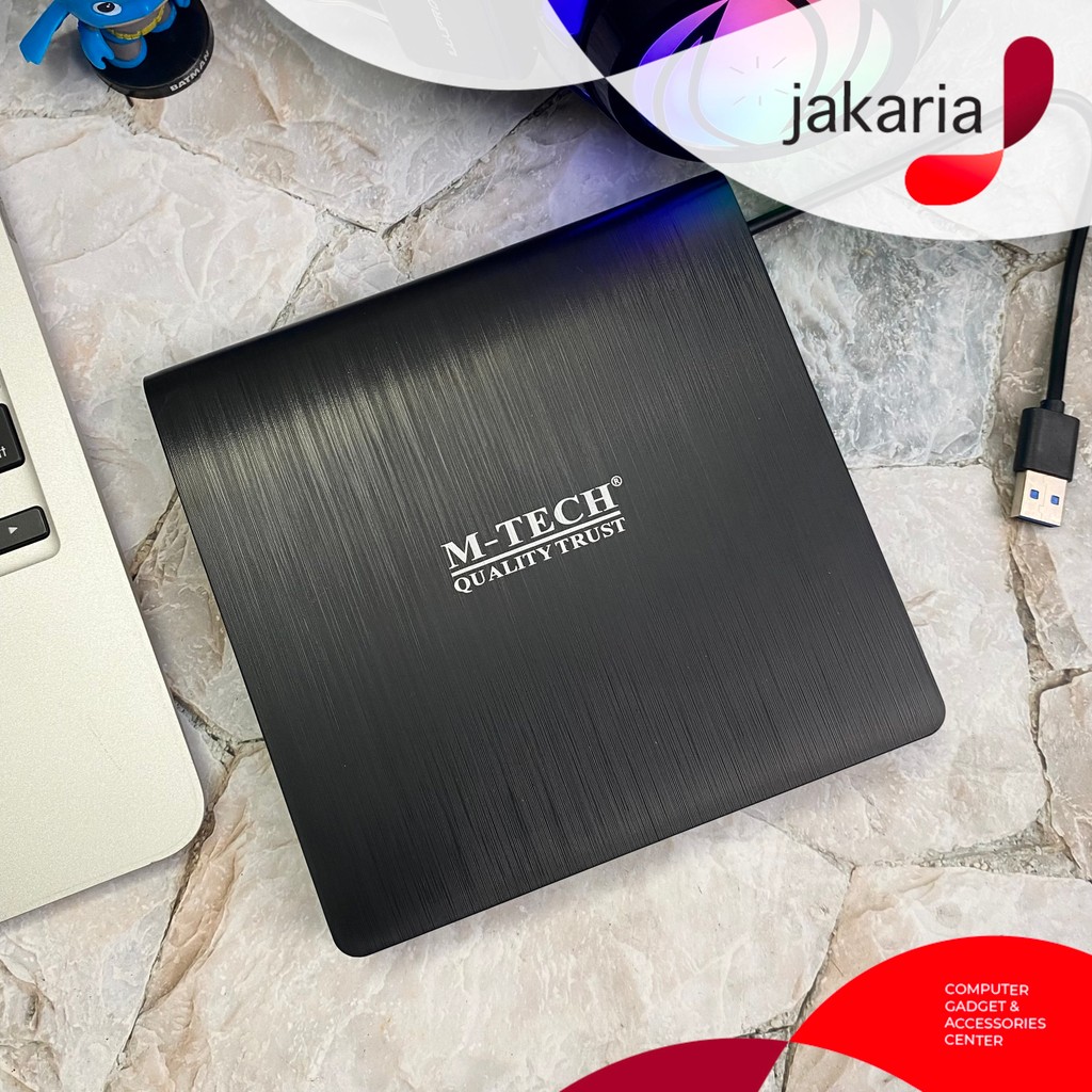 M-Tech DVD-RW ภายนอกแบบพกพา Slim USB 3.0 CD Rom ภายนอก CD-RW