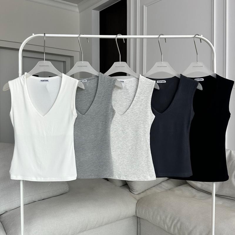PT016 V-neck tank top PROMTHONG