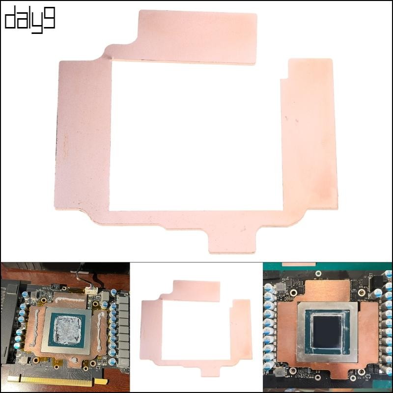 Dal GPU VRAM หน่วยความจําคูลเลอร์แผ่นความร้อนทองแดงฮีทซิงค์สนับสนุน 3080ti 3090 3090ti
