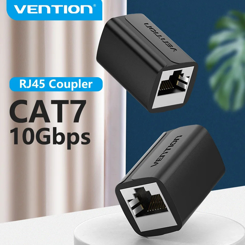 Vention Cat7 RJ45 Connector Cat7/6/5e Ethernet หญิงกับหญิง 8P8C Patch เครือข่าย Extender อะแดปเตอร์ข