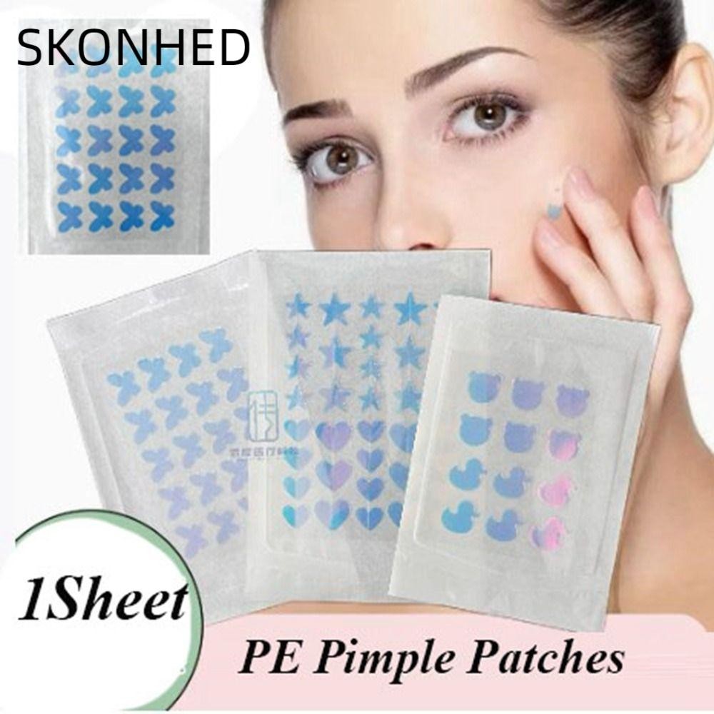SKONHED 1Sheep Skin Care Pimple Cover Sticker, Invisible Acne Treatment PE/Hydropolloid Pimple Patch