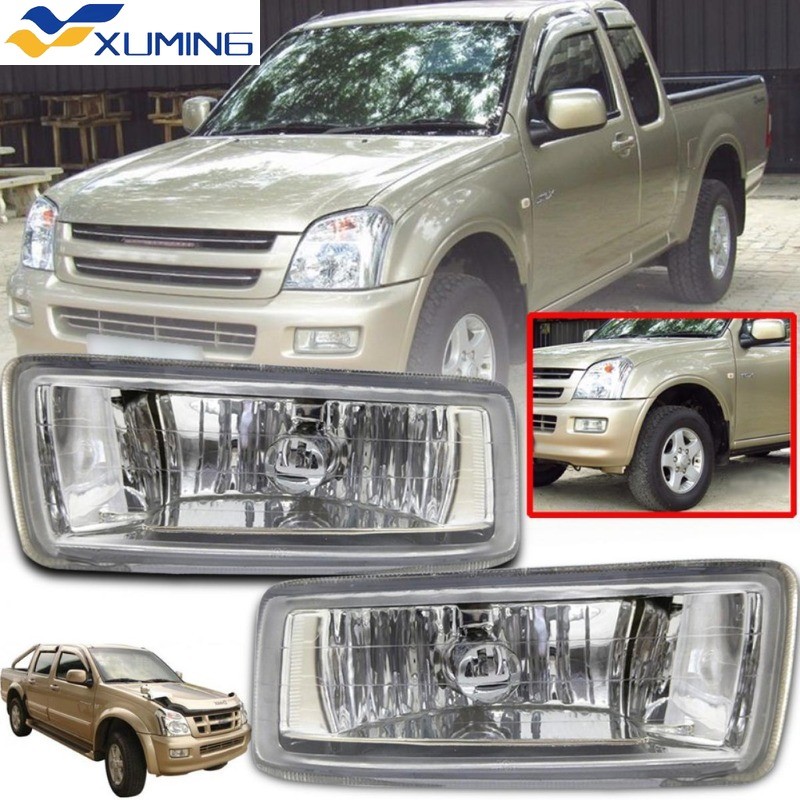 XM ไฟตัดหมอกไฟตัดหมอกแบบอักษรโคมไฟกันชน Lgiht สําหรับ Isuzu D-Max Dmax 2002 2003 2004 2005 2006