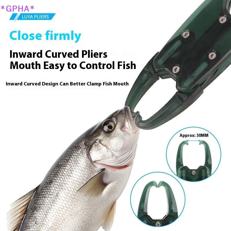 เครื่องชั่งน้ำหนักและอุปกรณ์ตกปลา: Lip Gripper กับ Hook Gripper แบบพกพาจากอลูมิเนียม จับปลาได้ง่ายๆ