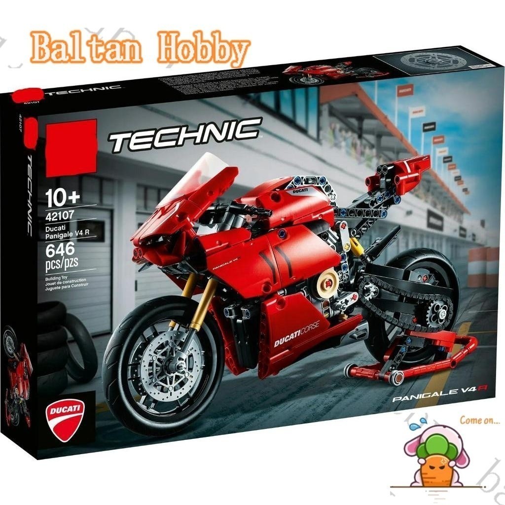 Dada Hobby DH3X ใช้งานร่วมกับ /Technic/Ducati Panigale V4 R/10272/42107/2026/บล็อกตัวต่อ/ของเล่น/ ET