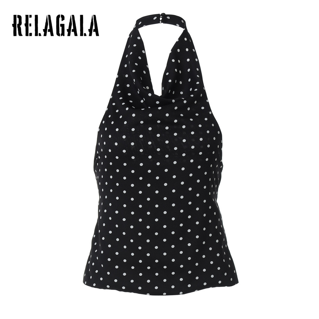 RELAGALA เสื้อชั้นในลายจุดสำหรับผู้หญิง ดีไซน์เซ็กซี่และแฟชั่นปี 2025