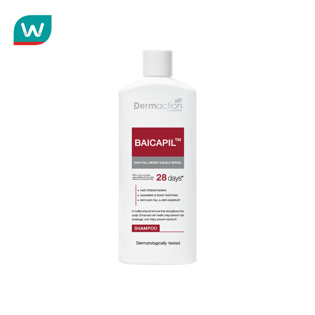 Dermaction Plus by Watsons เดอมาแอคชัน บาย วัตสัน แฮร์ ฟอล รีซิสท์ แอนด์ สคัลพ์ ริชชวล แชมพู 250ml