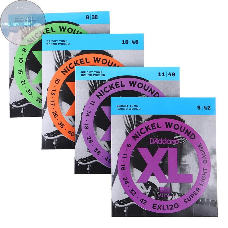 YANGWEN EXL110 EXL115 EXL120 EXL130 XL สายกีตาร์ไฟฟ้าแผลกลมนิกเกิล