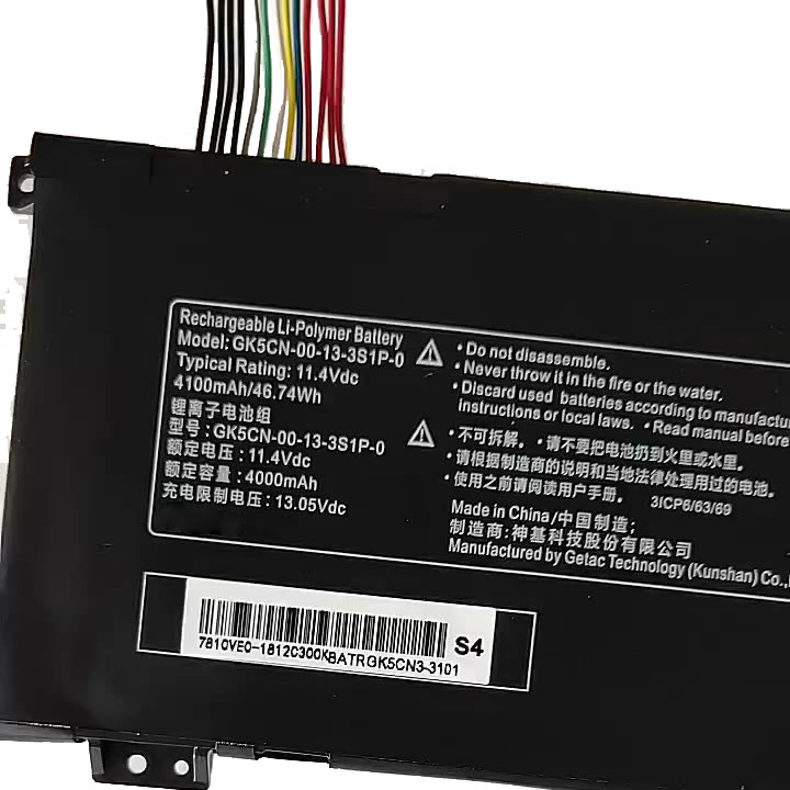 เหมาะสําหรับเครื่องจักร Revolution X8Ti Deep Sea Ghost Z2 GK5CN-00-13-3S1P-0 แบตเตอรี่แล็ปท็อป