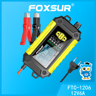 FOXSUR FTC-1206 6A เครื่องชาร์จและฟื้นฟู และเช็คสุขภาพแบตเตอ…