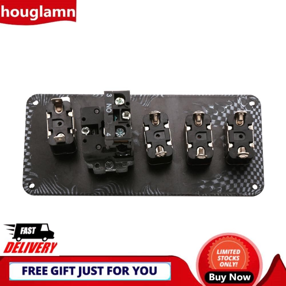 houglamn 6 in 1 12v 40a red engine เริ่มต้นด้วยสวิตช์สลับ 3 สวิตช์สวิตช์โลหะจุดระเบิดสากลสำหรับรถบรร