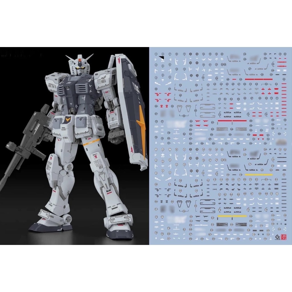 【Direct from japan】Fluorescent!! Decal Water-slide Transfers for Detail-up of HG RG EG MG MGSD PG RE