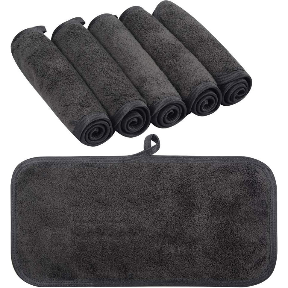 KinHwa Microfibre Face Cloths for Cleansing Reusable Flannels Makeup Remover Cloth Ultra Soft Washcl
