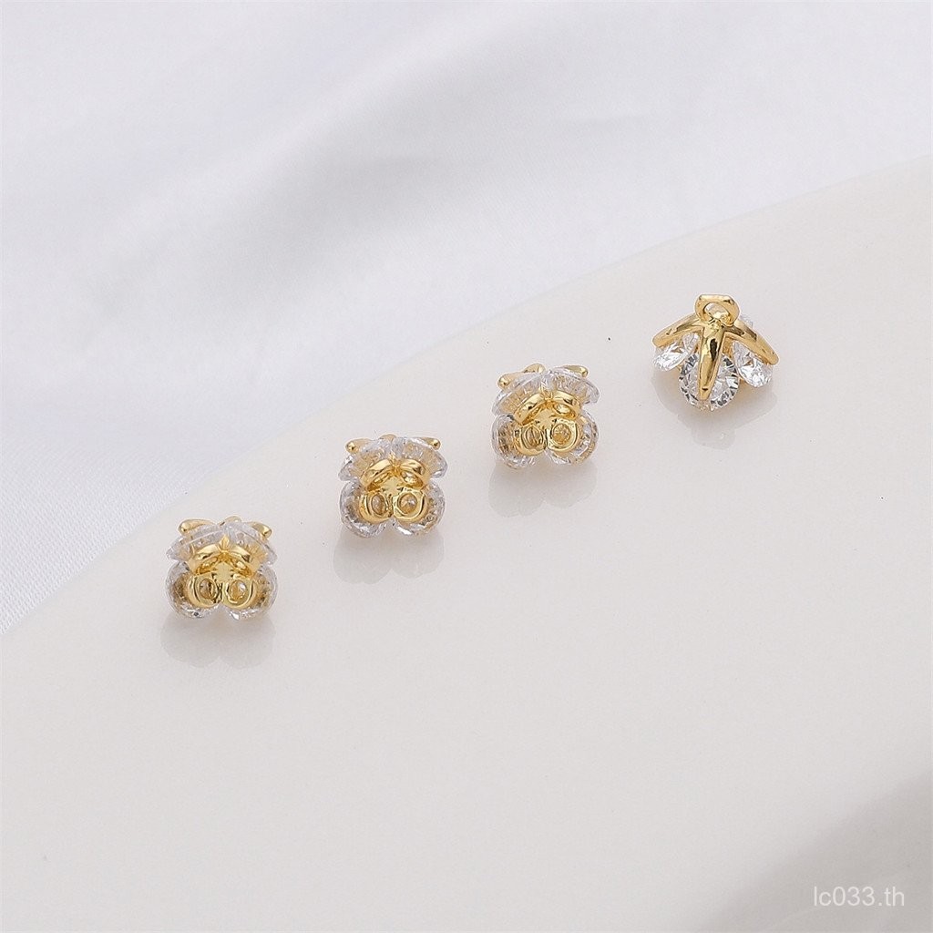สร้อยคอกุหลาบและสร้อยข้อมือจากเครื่องประดับ 14K ฝังด้วยเพชรสังเคราะห์ Zircon และอัญมณีรูปดอกไม้ FM80